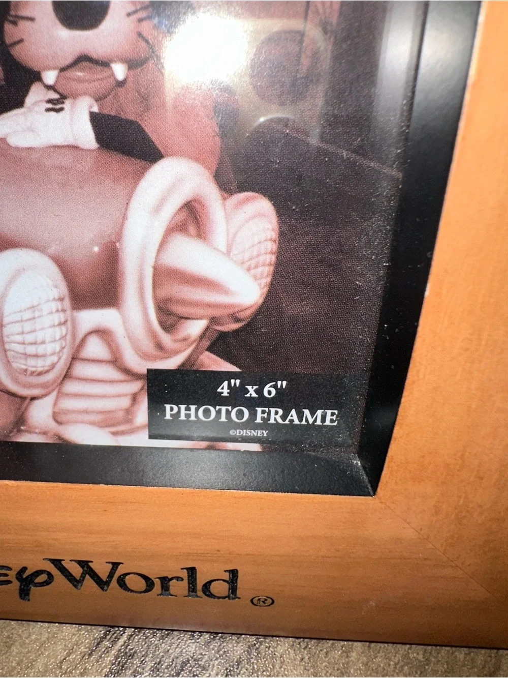 Walt Disney World Disney Parks Wooden 4x6 Photo Frame Castle Mickey Minnie